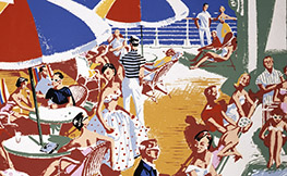 'For the best at sea sail P&O' P&O Poster Collection